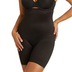 NWT Total Comfort Extra Firm Control High Waist Thigh Slimmer Sz M Black 4099